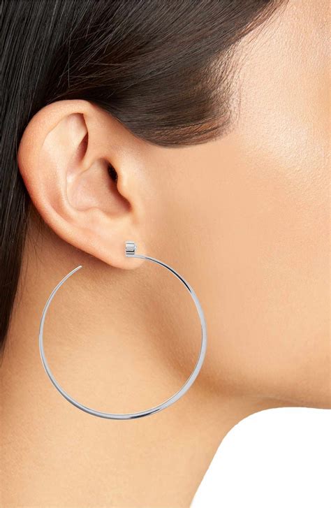 replica michael kors earrings|michael kors large hoop earrings.